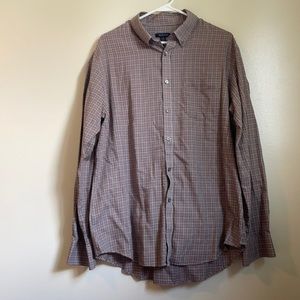 Mens plaid dress shirt
